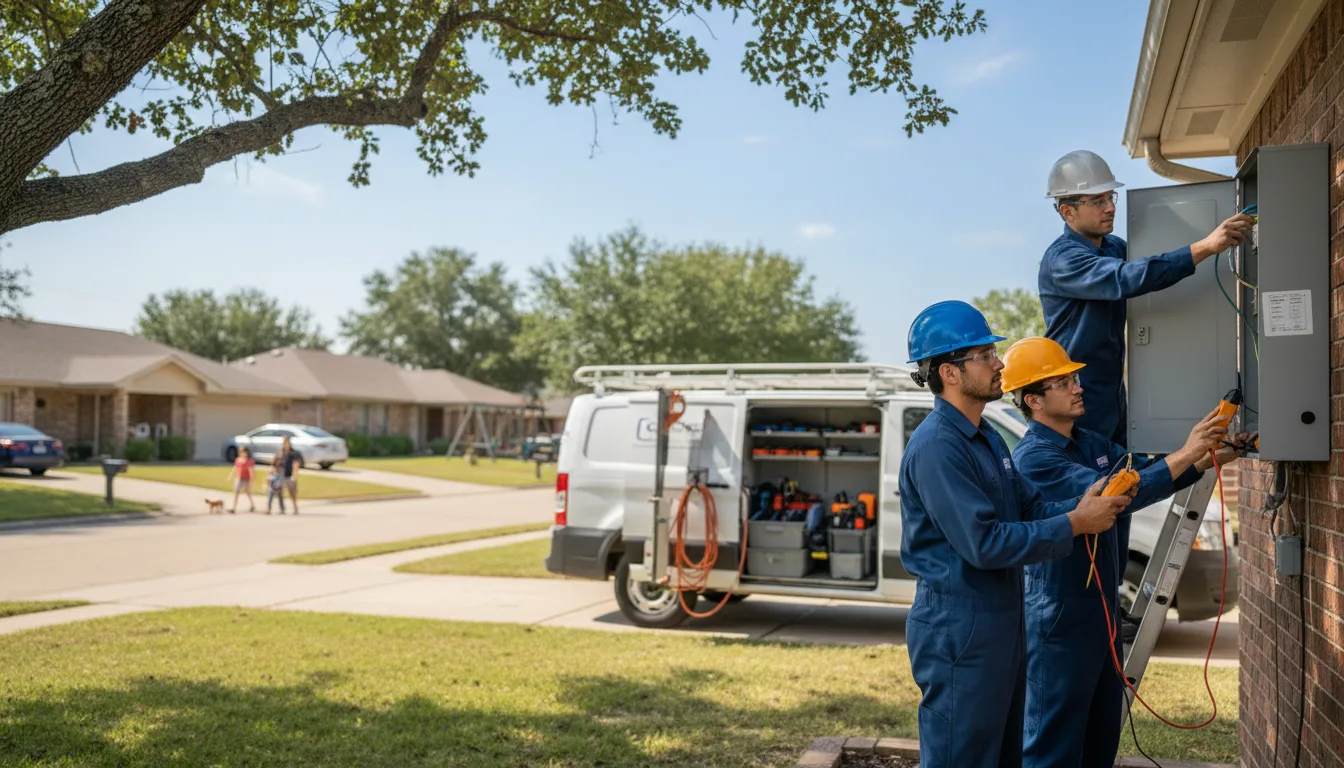 Certified electrician providing emergency electrical services in Deersville, OH